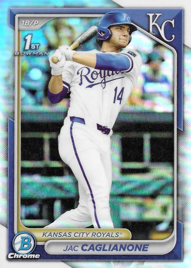 Jac Caglianone 2024 Bowman Draft #BDC-8 Chrome - Refractor (1st 