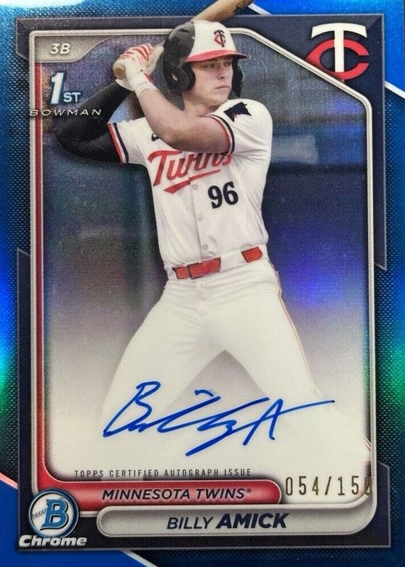 2024 Bowman Draft #CPA-BA Chrome DP Auto - Blue Refractor /150 (1st)