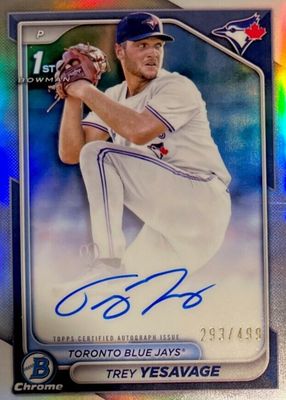 2024 Bowman Draft #CPA-TY Chrome DP Auto - Refractor /499 (1st)