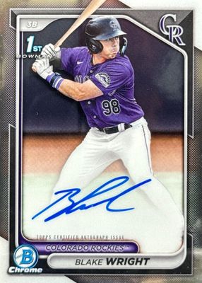 2024 Bowman Draft #CPA-BW Chrome DP Auto (1st)