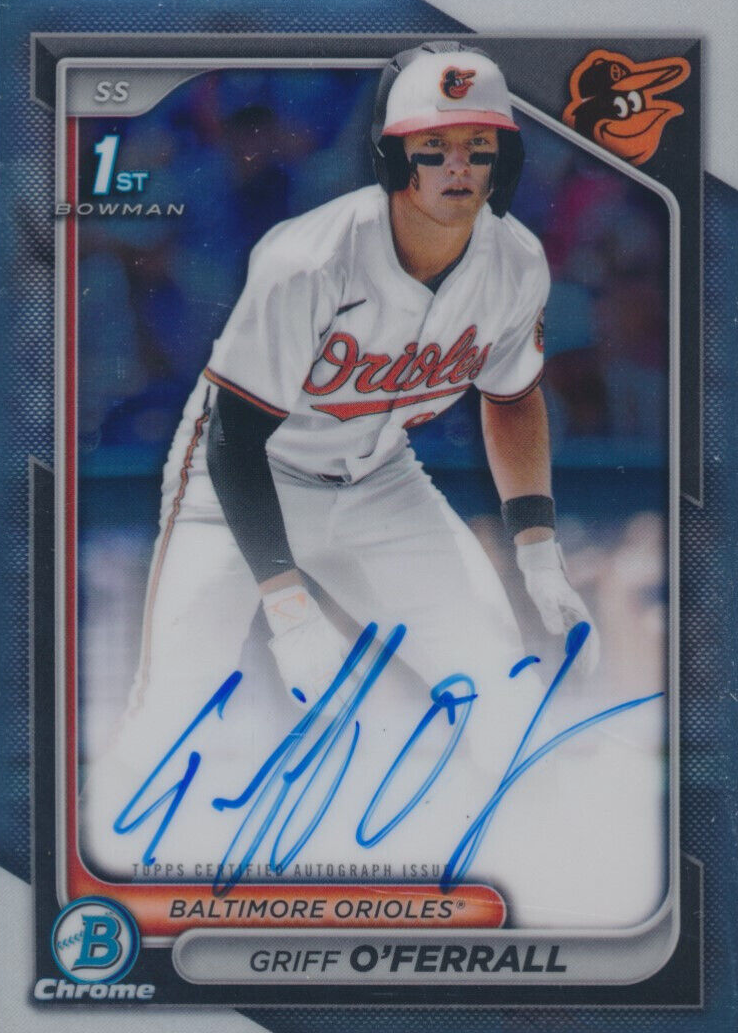 GRIFF O'FERRALL サイン入りカード 08/50 bowman