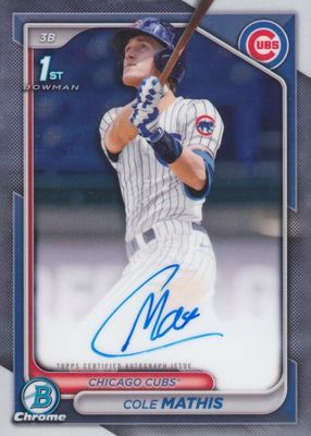 2024 Bowman Draft #CPA-CMS Chrome DP Auto (1st)