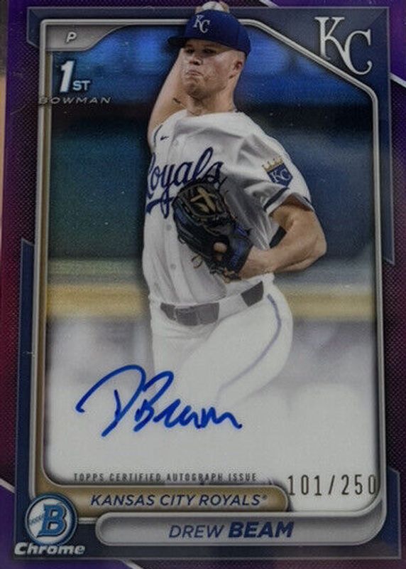 2024 Bowman Draft #CPA-DB Chrome Prospect Auto - Purple Refractor /250 (1st)