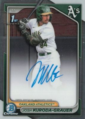 2024 Bowman Draft #CPA-JK Chrome Prospect Auto (1st)