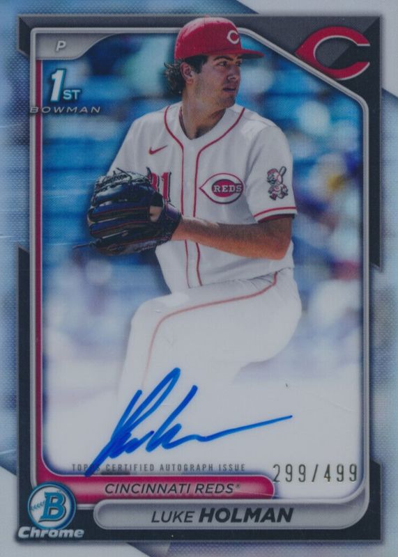 2024 Bowman Draft #CPA-LH Chrome DP Auto - Refractor /499 (1st)
