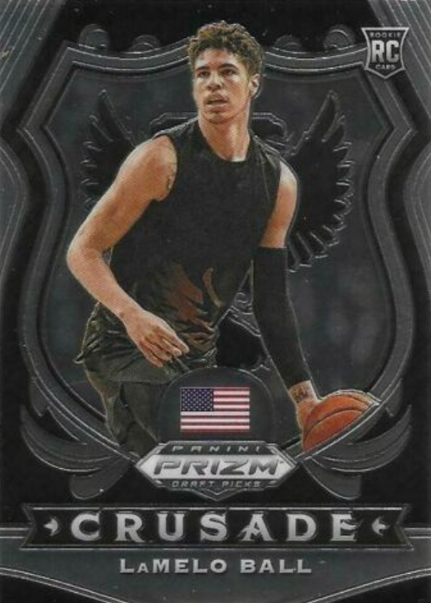 ラメロボール　CRUSADE レッドパラレル149枚限定 RCカード LAMELO BALL 2020-21 Panini Chronicles Crusade SILVER PRIZM