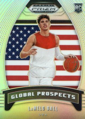 2020 Prizm Draft Picks #98 Global Prospects - Silver