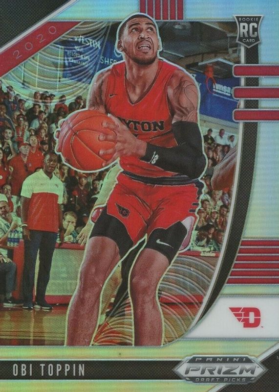 Obi Toppin 2020 Prizm Draft Picks Silver (Secondary Photo) Rookie RAW