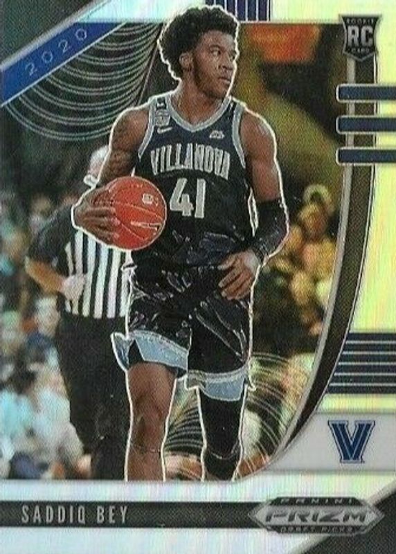 Saddiq Bey 2020 Prizm Draft Picks Silver (Secondary Photo) Rookie RAW