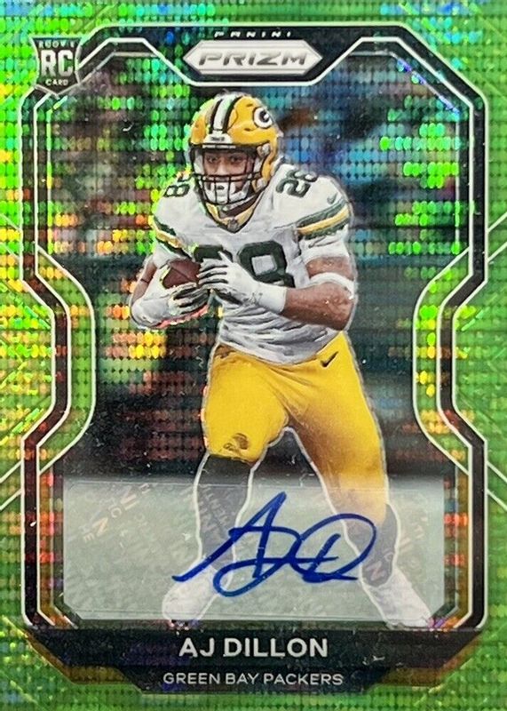 2020 Prizm #364 Rookie Autographs - Neon Green Pulsar