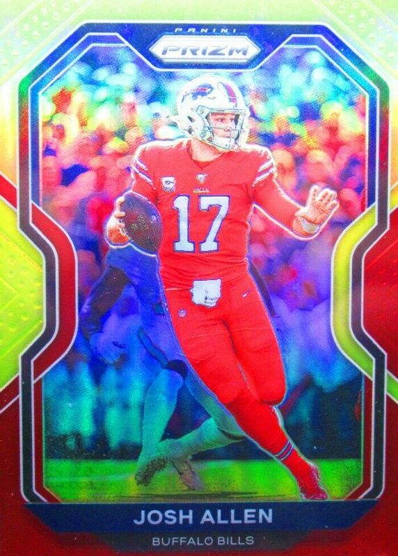 Josh Allen 2020 Prizm #1 Tmall Red & Yellow /49 BGS 9