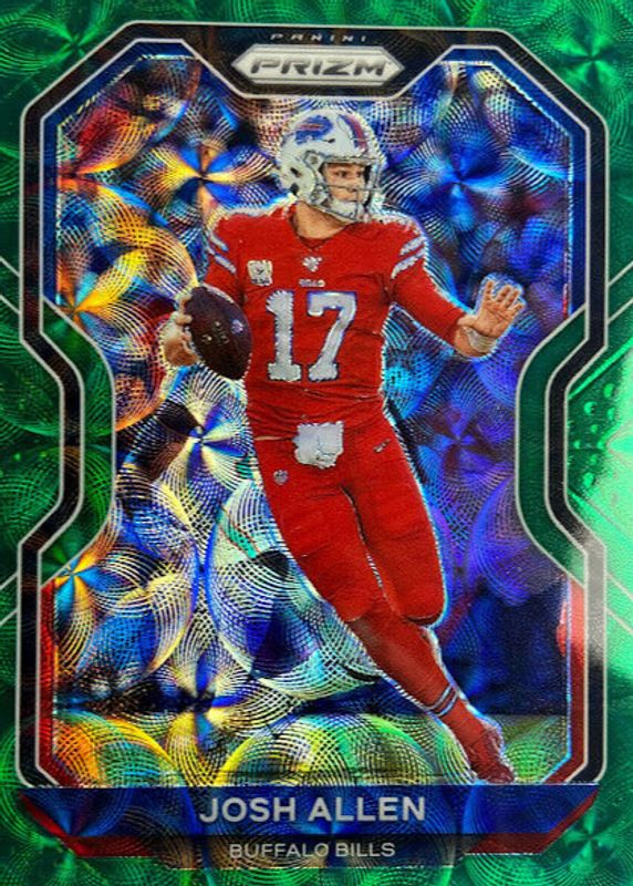 Josh Allen 2020 Prizm #1 Green Scope /75 RAW