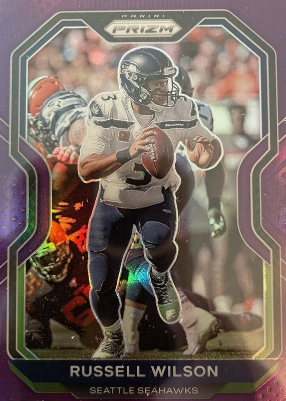 Russell Wilson 2020 Prizm #294 Purple /125 RAW