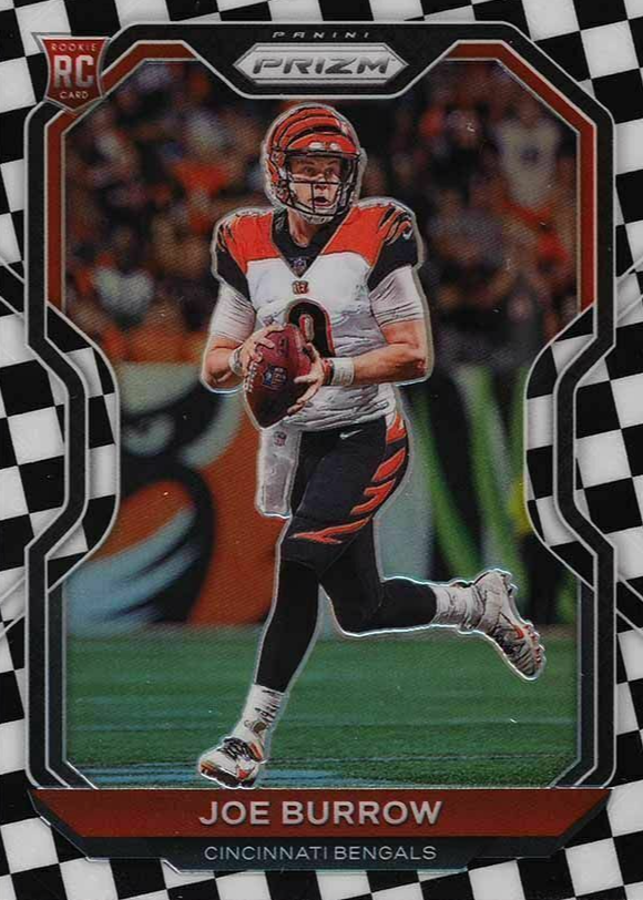 rare joe burrow rookie card 2020 Panini Donruss Football #301 East End Sports Cards |