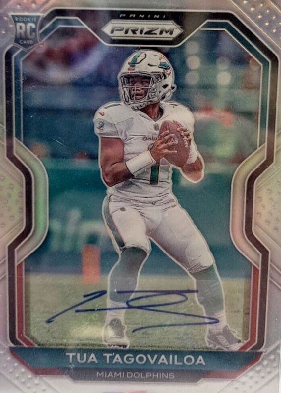 Tua Tagovailoa 2020 Prizm #339 Rookie Autographs Rookie RAW