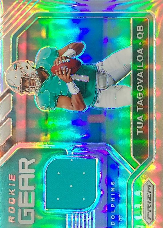 Tua Tagovailoa 2020 Prizm #2 Rookie Gear Rookie BGS 10 PRISTINE