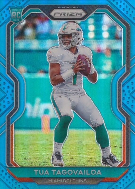 Tua Tagovailoa 2020 Prizm #339 Light Blue Rookie PSA 10