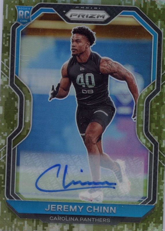 2020 Prizm #367 Rookie Autographs - Camo /25