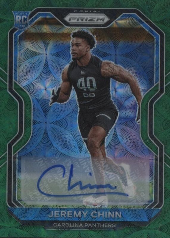 2020 Prizm #367 Rookie Autographs - Green Scope /75