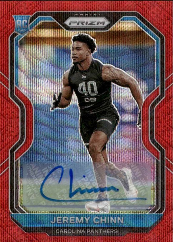 2020 Prizm #367 Rookie Autographs - Red Wave /149