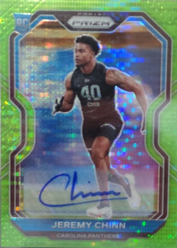 2020 Prizm #367 Rookie Autographs - Neon Green Pulsar