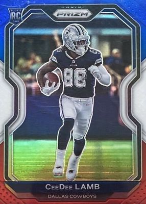 2020 Prizm #334 Red White Blue