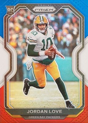 Mavin  2020 Leaf Draft Gold Jordan Love #11 Rookie Card Green Bay Packers  ER-5