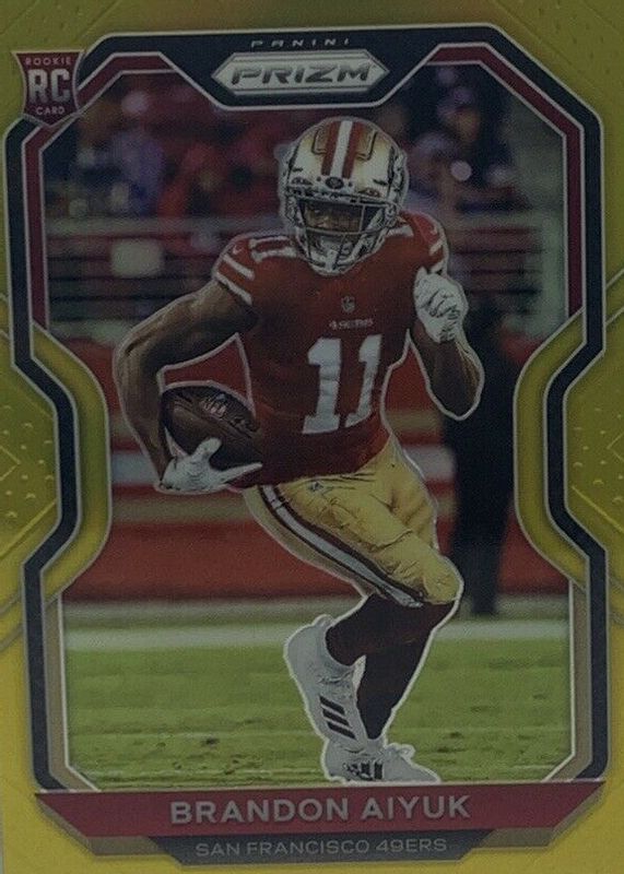 Brandon Aiyuk 2020 Prizm #301 Gold /10 Rookie PSA 10