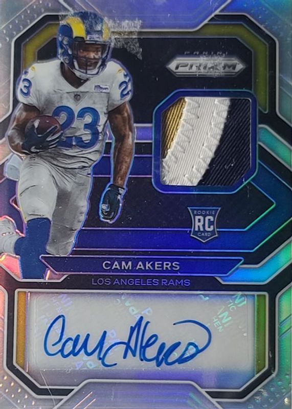 Cam Akers 2020 Prizm #6 Rookie Patch Auto /99 Rookie RAW