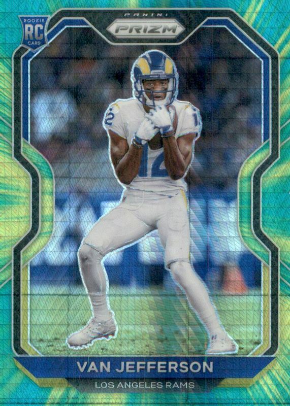 Van Jefferson 2020 Prizm #377 Hyper /175 Rookie BGS 9