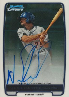 2012 Bowman Chrome #BCA-NC Prospect Auto