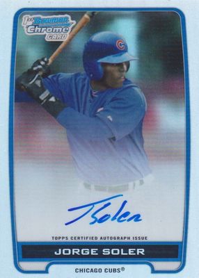 2012 Bowman Chrome #BCA-JSO Prospect Auto - Refractor /500 (1st)