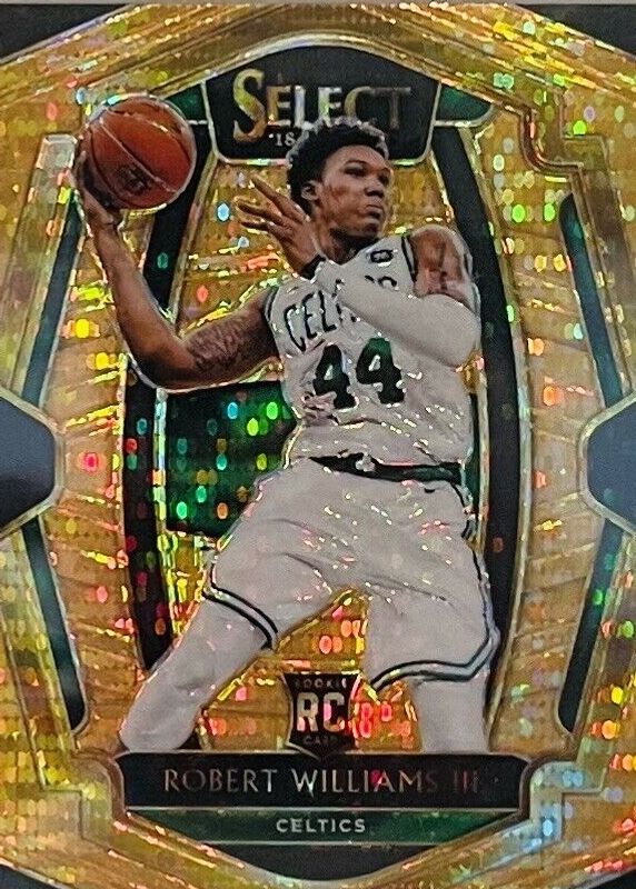 Robert Williams III 2018 Select #166 Premier Level FOTL Neon Orange Pulsar /13 Rookie PSA 10