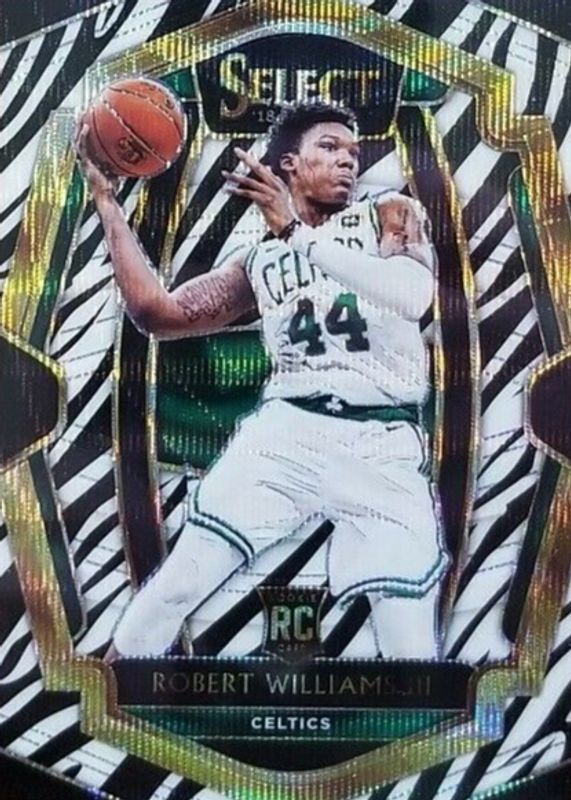 Robert Williams III 2018 Select #166 Premier Level Zebra /(SSP) Rookie BGS 9