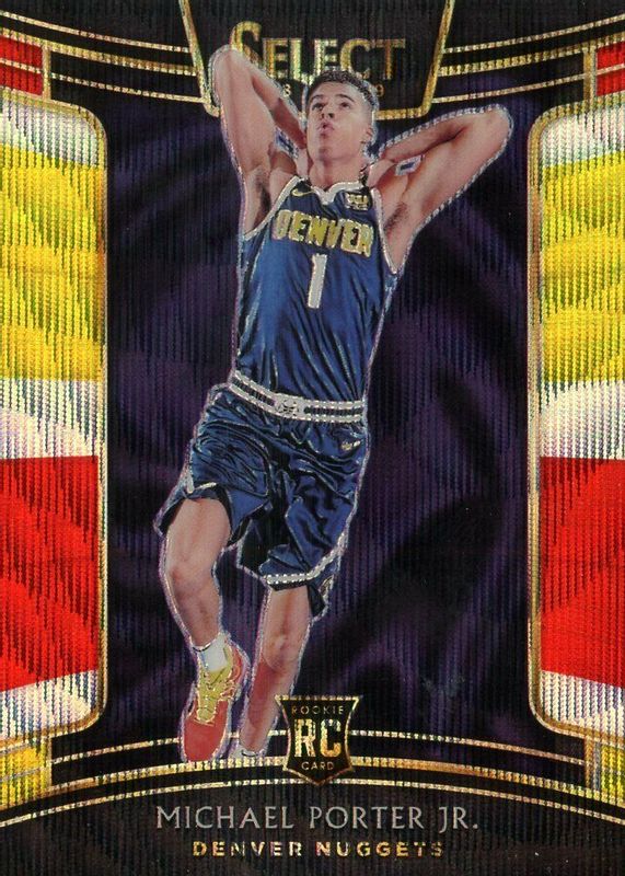 Michael Porter Jr. 2018 Select #37 Concourse Tri-Color Rookie PSA 10