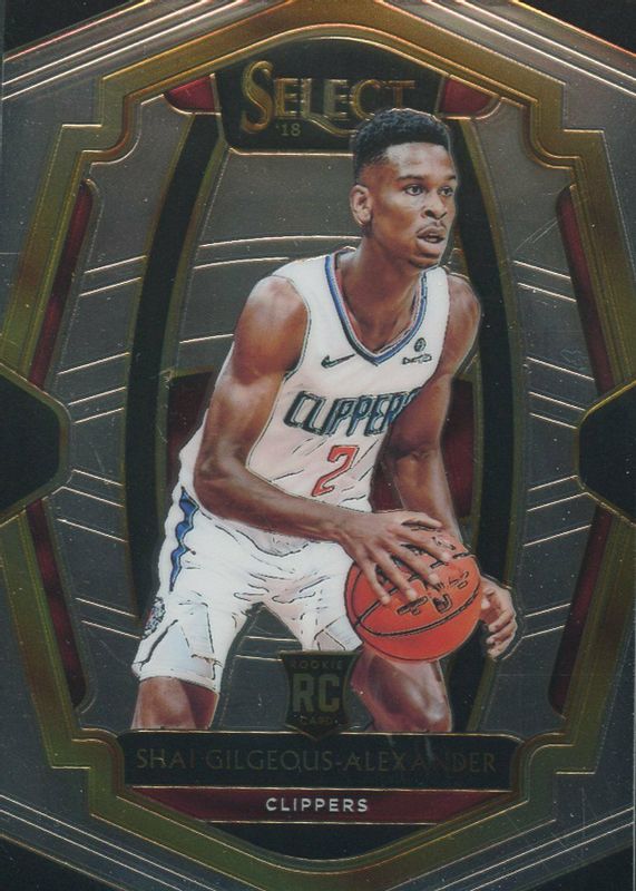 Shai Gilgeous-Alexander 2018 Select Premier Level Rookie PSA 10