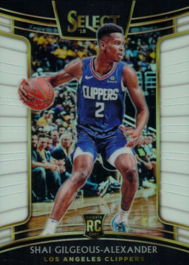 Shai Gilgeous-Alexander 2018 Select #7 Concourse White /149 Price 