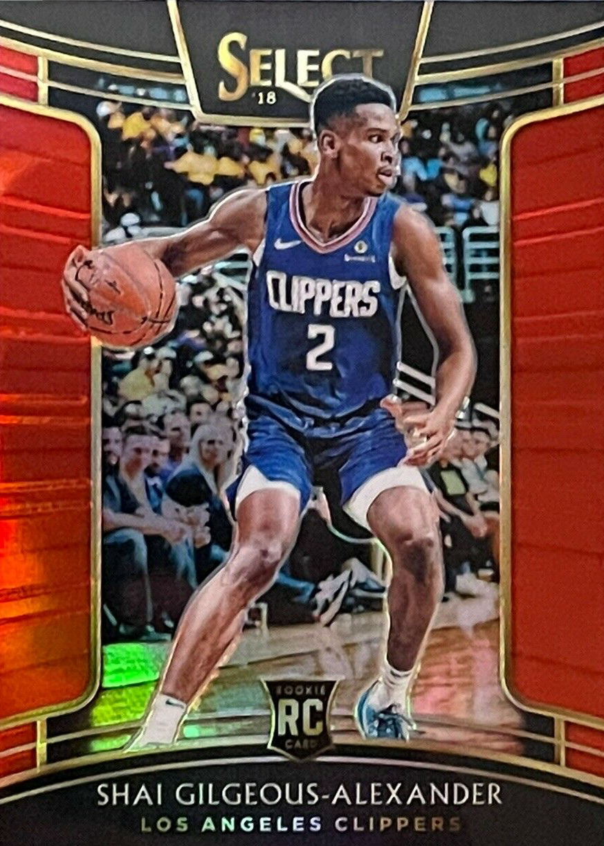 Shai Gilgeous-Alexander 2018 Select #7 Concourse Red /199 Price 