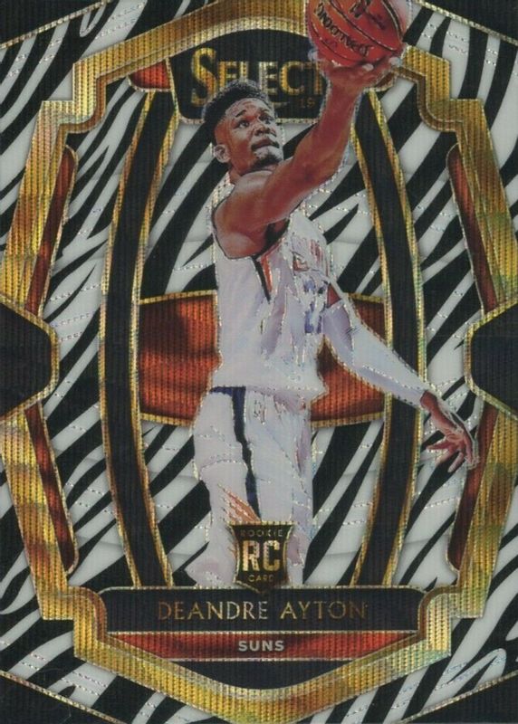 Deandre Ayton 2018 Select #102 Premier Level Zebra /(SSP) Rookie PSA 10