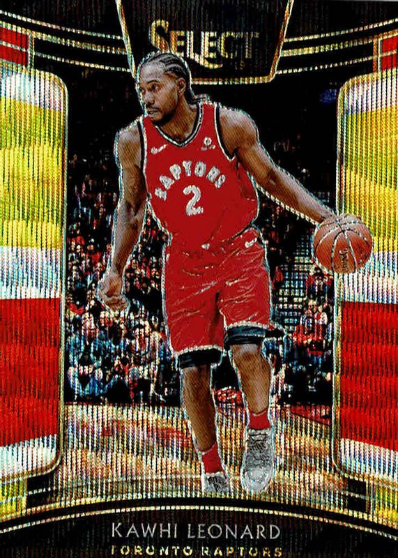 Kawhi Leonard 2018 Select #93 Concourse Tri-Color RAW