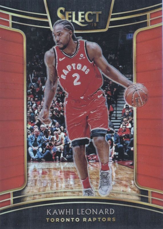 Kawhi Leonard 2018 Select #93 Concourse Red /199 RAW