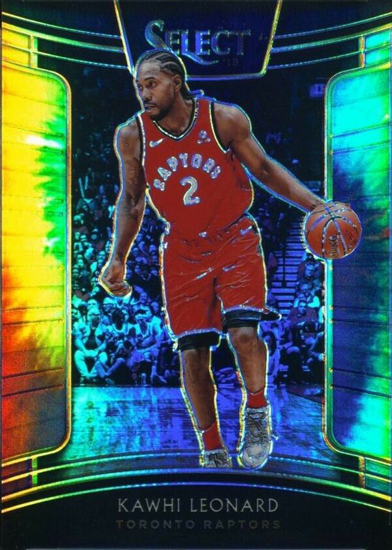 Kawhi Leonard 2018 Select #93 Concourse Tie-Dye /25 RAW