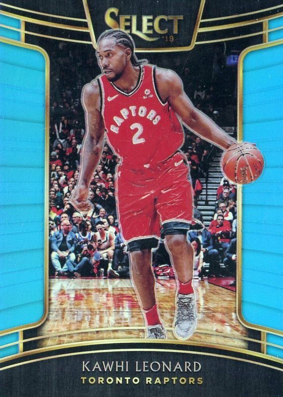 Kawhi Leonard 2018 Select #93 Concourse Light Blue /299 PSA 10