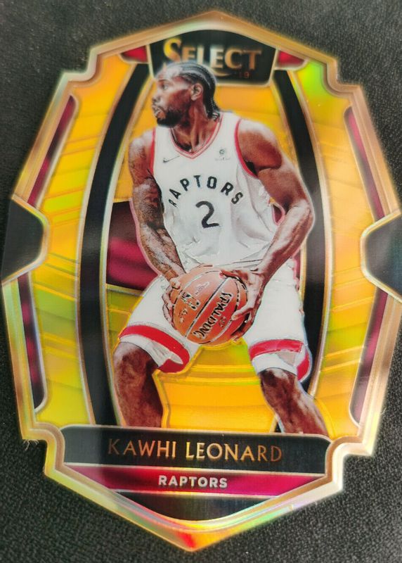 Kawhi Leonard 2018 Select #175 Premier Level Gold Die-Cut /10 PSA 10