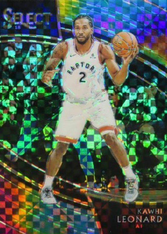 Kawhi Leonard 2018 Select #287 Courtside Tie-Dye /25 RAW