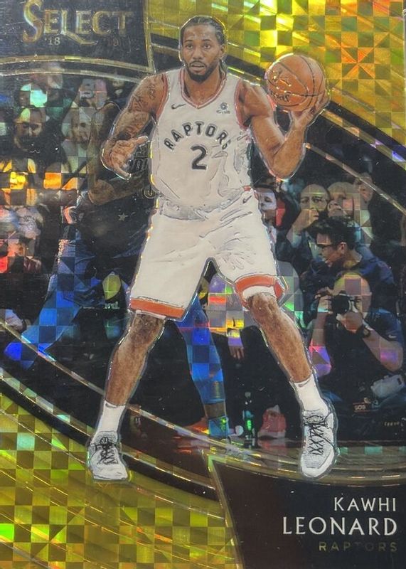 Kawhi Leonard 2018 Select #287 Courtside Gold /10 RAW