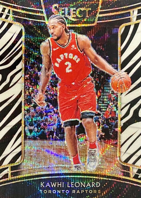 Kawhi Leonard 2018 Select #93 Concourse Zebra /(SSP) PSA 10