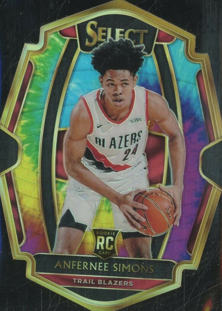 Anfernee Simons 2018 Select #136 Premier Level Tie-Dye Die-Cut /25