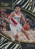 Anfernee Simons 2018 Select #233 Courtside Zebra /(SSP Anfernee Simons 2018 Select #233 Courtside Zebra /(SSP