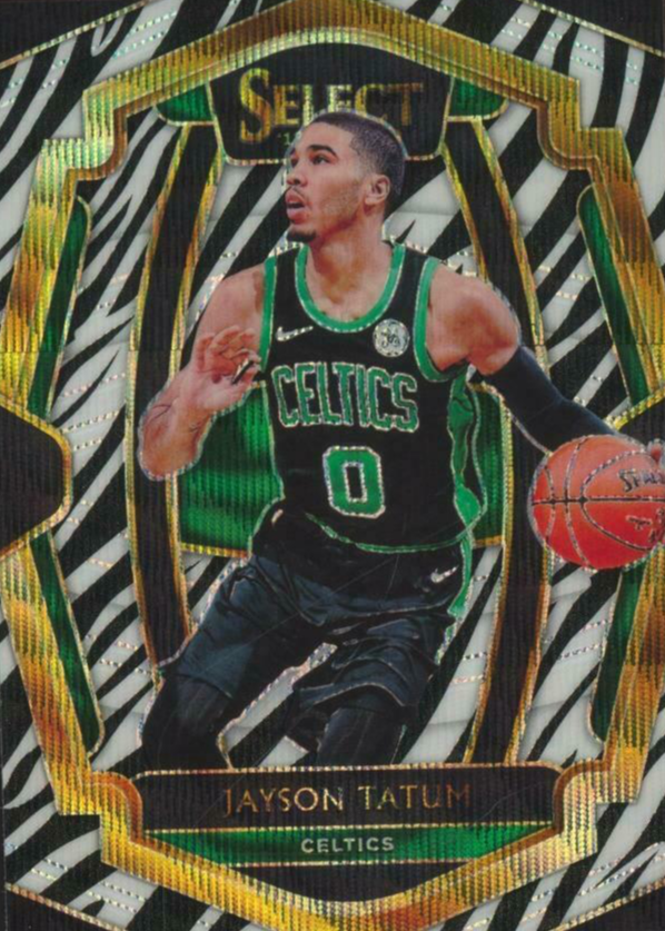 Jayson Tatum 2018 Select #168 Premier Level Gold Die-Cut /10